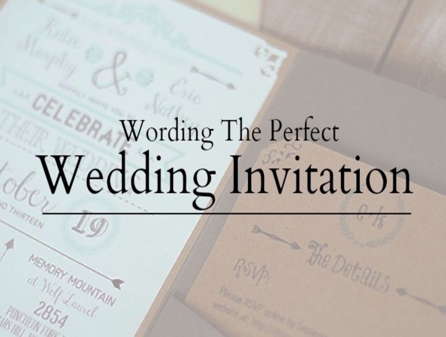 The Guide To A Perfectly Worded Wedding Invitation | DreamzKraft ...