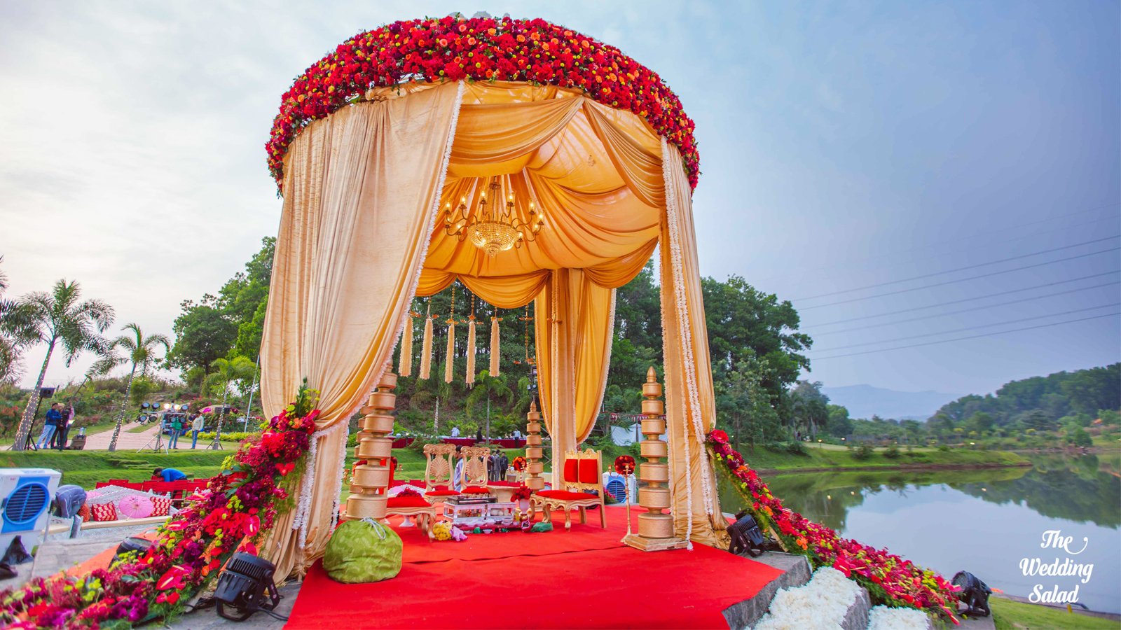 Event destination. Mandap. Мандап.