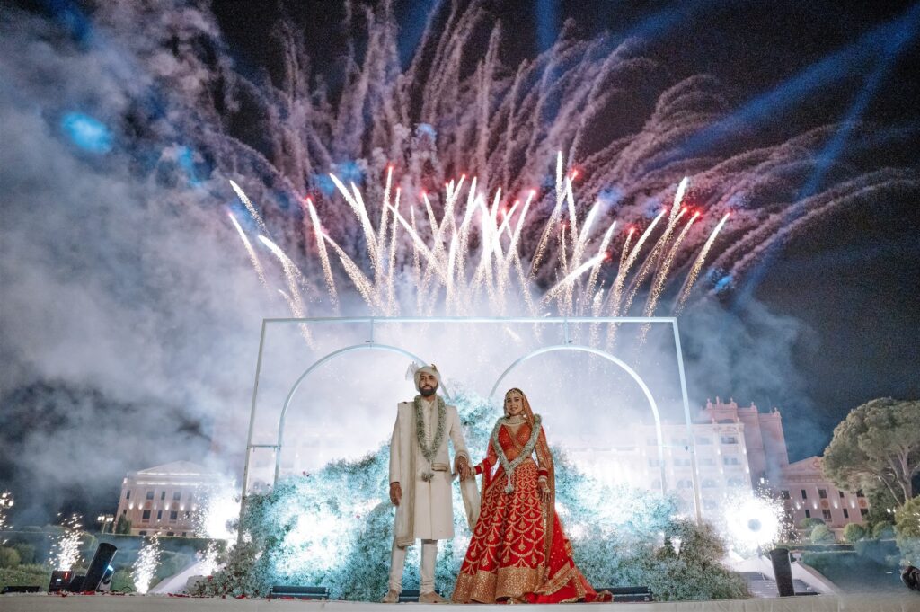 Kajal Jeswani and Rishi Wadhwani luxury wedding photograph 1 by DreamzKrraft