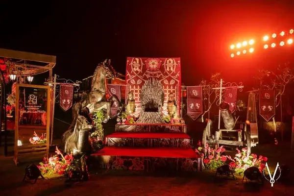 Thematic wedding décor by luxury wedding planners India